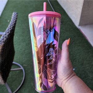 Starbucks 2022 Cactus Flower pink tumbler